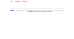 Desktop Screenshot of mytennis.com.au
