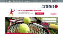 Desktop Screenshot of mytennis.ch